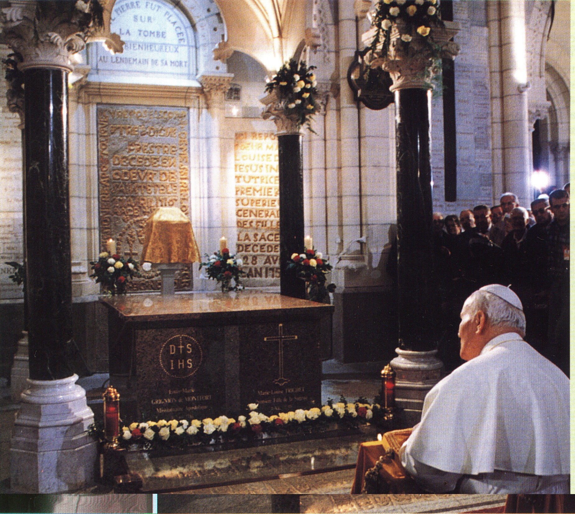 Sepultura San luis Maria y Juan Pablo II